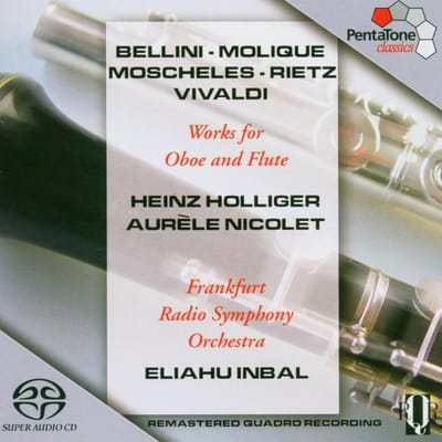 Heinz Holliger, Aurèle Nicolet, Eliahu Inbal - Works For Oboe And Flute (SACD) (Reissue)