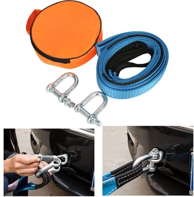 Sleepkabel met hoge weerstand Trekkabel met hoge weerstand van nylon en smeedijzer met een capaciteit van 8 ton en een lengte van 5 m
