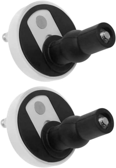 Toiletzitting Bevestigingsset - Schroeven Reparatie - Toilet Bril Repareren - Slijtvast Antislip Ontwerp - 2 Stuks - Wit