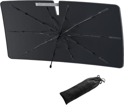 Famanu – Zonnescherm voor Voorruit - Hitte Blok UV Bescherming - Zonnebrandbescherming Accessoires