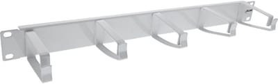 InLine® 19 kabelmanagementpaneel, 5 grote beugels, RAL7035, grijs