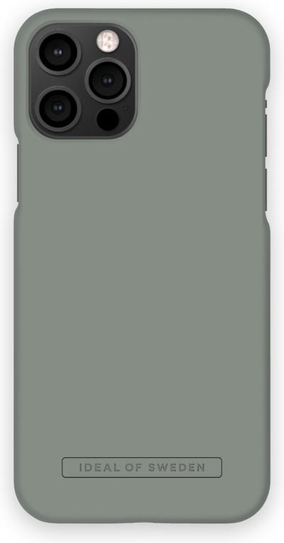iDeal of Sweden Hoesje Geschikt voor iPhone 12 Pro / 12 - iDeal of Sweden Seamless Case Backcover - grijs