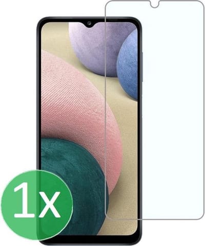 Glasplaatje Geschikt voor: Samsung Galaxy A13 5G / A04s - 1x Screenprotector - screen protector - glas - bescherm - beschermglas
