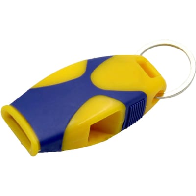 Sifflets de Sport sans Graine Forte Pénétration Son Clair Fort Sifflets d'Arbitre pour Match de Football Basketball jaune