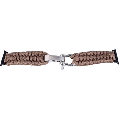 Gevlochten Band Handgeweven Verstelbaar Stijlvolle Look Horlogeband Polsband voor IOS Watch 9 8 7 6 5 4 3 2