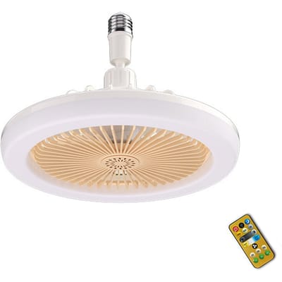 Moderne Aromatherapie Ventilatorlamp E27 Hanglamp met Ventilator voor Slaapkamer Woonkamer met Afstandsbediening