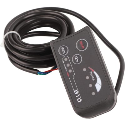 Elektrische Fiets 810 LED Display Met 5-Draads Kabel Bedieningspaneel black