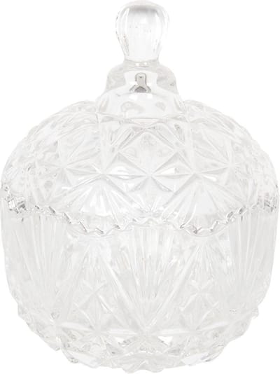 Clayre & Eef Glazen potje Ø 10 cm Glas