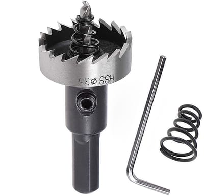 Solidchoice - Dailygoody - Hoge snelheid stalen boren - Heavy Duty Hole Cutter - 35mm gat zaag - Voor metaal en roestvrij staal - Duurzaam en scherp - Ideaal voor p...
