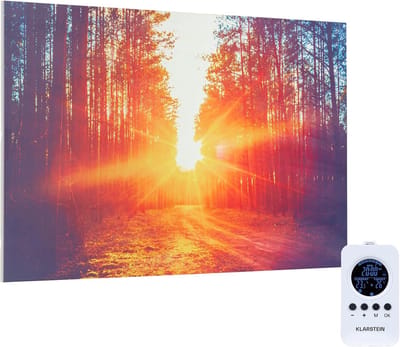 Infrarood Verwarming - Design Paneel - Ruimte Verwarmen - Open Window Detectie - 90x60 cm - Wit