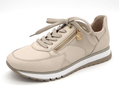Rieker Dames Sneaker - 49010-60 Beige - Wijdte H - Maat 37