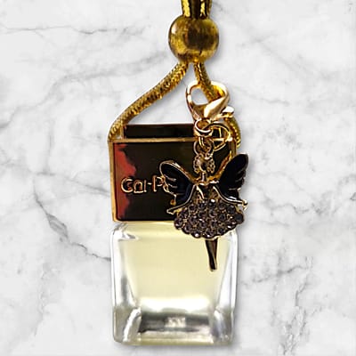 Autoparfum + Travel Angel | Goud | Pocket hug | Orchids | 8 ml | Traditional Ritual Overseas | Vanille Orchids | Auto Parfum | Luchtverfrisser | Wenskaart | Verjaardagscadeau | Bedankt Cadeau | Auto parfum vrouwen | Auto parfum mannen