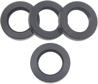 4x Microfoonstandaard Moer 5/8"-27 Borgmoer voor Microfoonarmen en Fotostatieven - Zwart