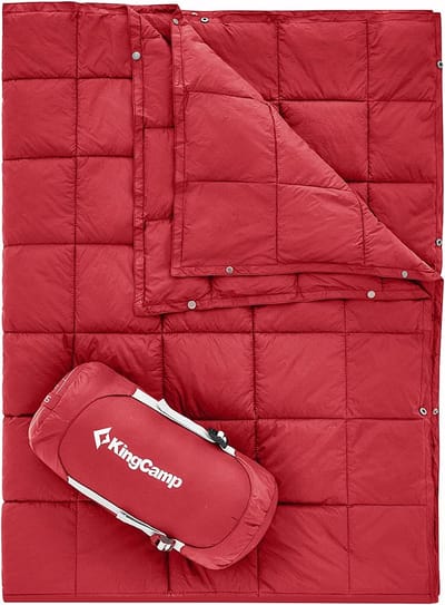 Travel blanket- reisdeken, campingdeken, warm, winter, waterafstotend, met donsvulling voor thuis, vliegtuigenreizen, camping,