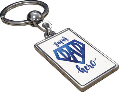Super Dad Hero - Sleutelhanger - Cadeau - Verjaardag - Kerst - Kado - Valentijn  - Vaderdag - Vaderdag cadeautje - Vaderdag cadeau voor papa