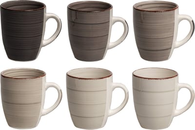 Studio Tavola Mokken Vintage Loft 350 ml - 6 stuks
