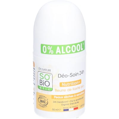 Léa Nature SO BIO étic Deo-Verzorging 24H Karitéboter Biologische Roll-On 50 ml