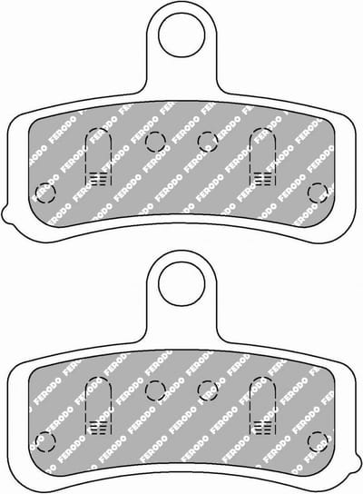 ferodo remblok voor harley davidson 1584 fxs softail blackline 2008 tot 2013 av nieuw