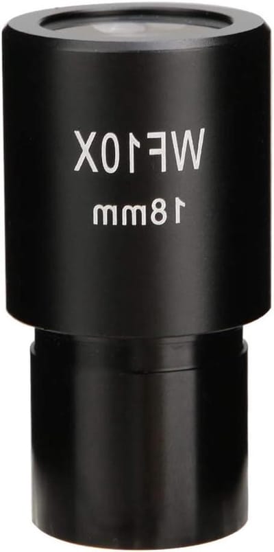 SnelShoppen - WF10X 18 Mm Brede Hoek Oculair voor Microscoop - Optische Lenzen met Schaal - 23.2 Mm Interface voor Biologische Microscoop