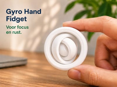 Gyro Hand Fidget – Fidget Speelgoed voor Volwassenen – Anti Stress Accessoire – Sensorische Fidget voor ADHD en Focus - 5 cm