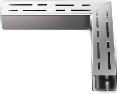Vloergoot RVS - Afvoersysteem Douche - Water Afvoeren - Hoge Drainage Capaciteit - 100 cm Lengte - Zilver
