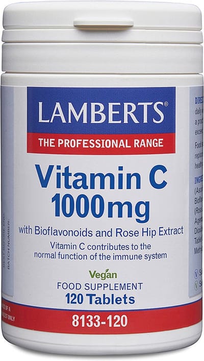 Lamberts Vitamine C 1000mg & bioflavonoiden 120 Tabletten