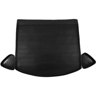 Tapis De Coffre Caoutchouc Premium Pour Mazda CX-5 2012-2016, Bord Haut, Antidérapant, Inodore, Toutes Saisons noir