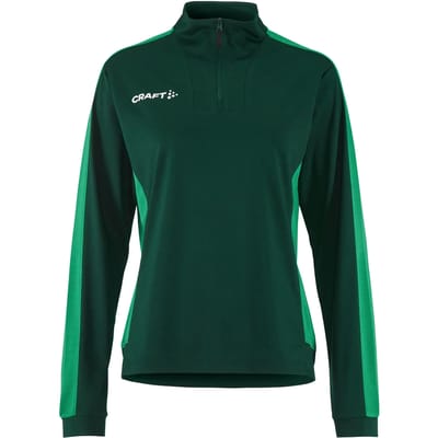Craft dames-shirt met halve rits en lange mouwen Evolve 2.0 Contrast Half Zip W C17384