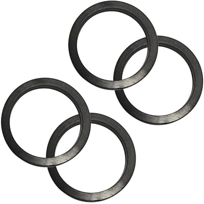 Set van 4 Rubber Washers voor Overloopslangen, OD 38mm, ID 30mm, Waterdichte afdichtingen voor Tuin en Badkamer