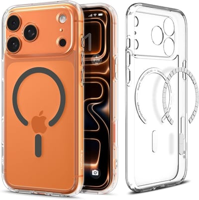 Spigen Geschikt voor Apple iPhone 17 Pro - Ultra Hybrid MagFit - Geschikt voor Mag - Back Cover Hoesje - Graphite