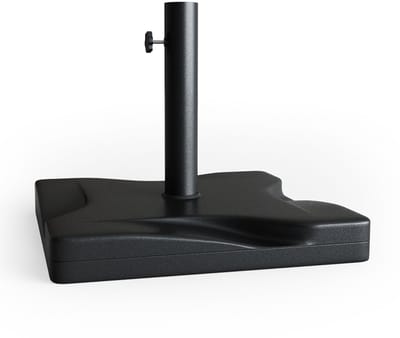 OK-Living Parasolvoet – 42 x 42 cm Zwart