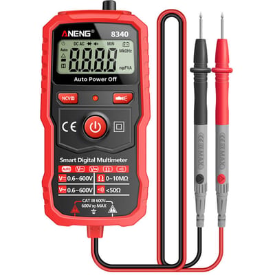 ANENG 8340 Slimme Digitale Multimeter Auto Herkenning 1999 Counts Voltmeter Elektrische Testpen met