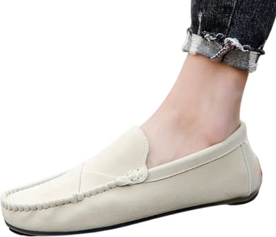 Bovista Loafers Heren - Met Hak - Herenschoenen - Instappers - Beige - Maat 36.5
