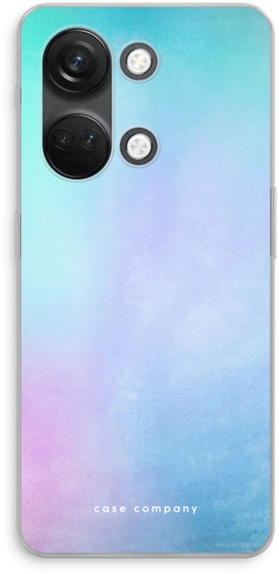 Case Company® - Hoesje geschikt voor OnePlus Nord 3 hoesje - Mist pastel - Soft Cover Telefoonhoesje - Bescherming aan alle Kanten en Schermrand
