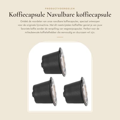 Dailygoods- Navulbare Koffiecapsule - Roestvrij Staal - Herbruikbaar - Koffiefilter - Gemakkelijk Schoon Te Maken - 50ML Capaciteit