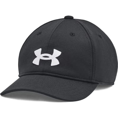 Under Armour B Blitzing Low ADJ-BLK Jongens Pet - Zwart - Wit
