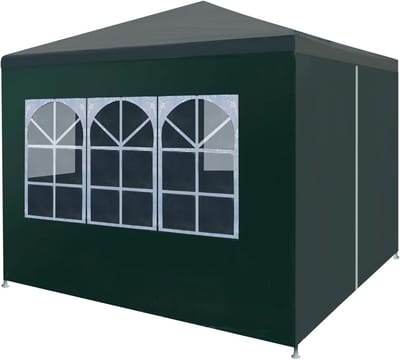 Grote Groene Partytent 3x3m voor Feesten en Tuinevenementen