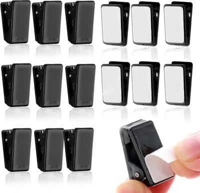 Solidchoice - 15 Stuks Zelfklevende Spring Clips voor Wanddecoratie