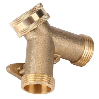 Dailygoods - 3/4 Faucet Connection - Tuinadapter - Handig voor tuinirrigatie - Goud - Waterconnector - Verbeter je tuinervaring - Geschikt voor buiten...