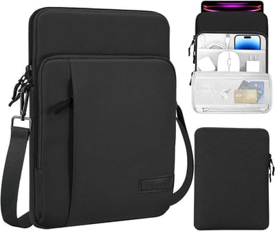 Tablet Sleeve Tas voor 12.9 Inch iPad en Galaxy Tab - Draagtas met Schouderband, Bescherming en Stijl
