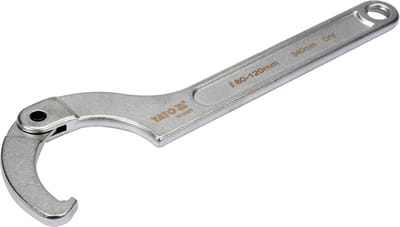 Haaksleutel Verstelbaar - Moersleutel - Sleufmoeren Vastzetten - Chroom-vanadiumstaal - 470mm 120-180mm - Chroom