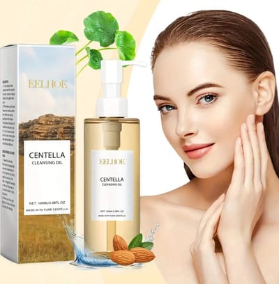 Geurvrije Centella Asiatica Make-up Verwijderaar – Hydraterende & Verjongende Formule voor Alle Huidtypes (3.38 Fl.Oz) – Lage pH voor Oliecontrole
