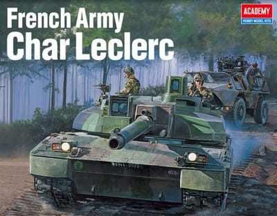 Academy Modelbouwpakket Militaire voertuigen - 13427 French Army Char Leclerc Tank Plastic - 1:72 - Modelbouw