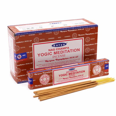 Satya Yogic Meditation Wierookstokjes - 1 Doosje 15 Gram - Wierook Stokjes - Premium Wierook