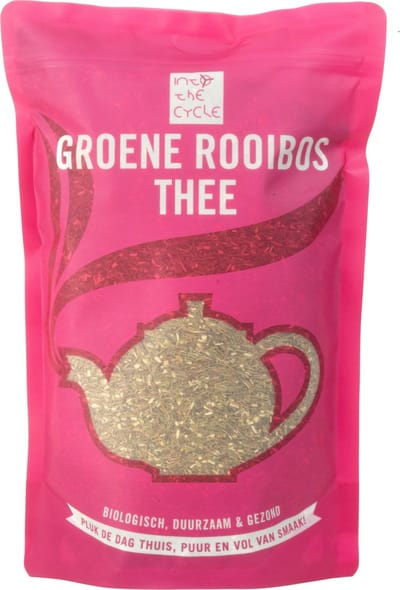 Into the Cycle Rooibos Thee Groen - Groene Rooibos Thee Biologisch - Losse Thee - 400 Gram Voordeelzak NL-BIO-01