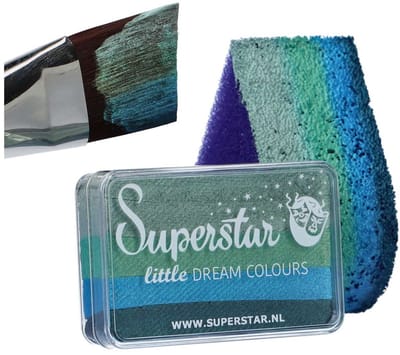 Splitcake - Schmink - Superstar Little Dream colours – Ocean – 30 gr - Feestjecreatief