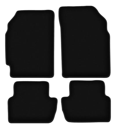 BASIC zwarte veloursmatten voor: Chevrolet Spark III M300 hatchback (2009-2015)