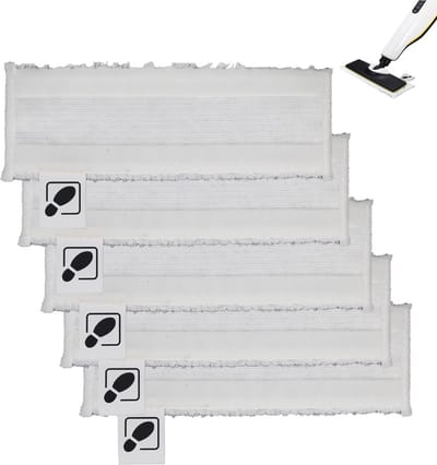 5 stuks - microvezel reinigingsdoek vervanging - Lus fluwelen dweildoek - compatibele vervangende accessoires voor Karcher stoomreiniger - voor Karcher EasyFix SC 2, SC 3, SC 4, SC 5