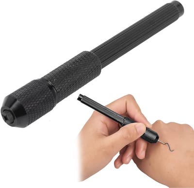 Huid Marker Pen - Tattoo Pen - Precisie Markering - Aluminium Legering - 20 g - Zwart