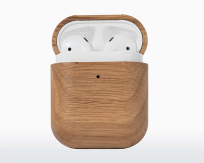 Oakywood AirPods 1 & 2 Hoesje - Echt Hout Eiken - Luxe AirPods Case Bescherming
